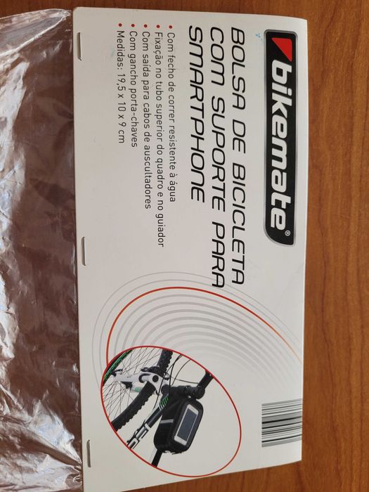 Bolsa de bicicleta com superte para smartphone NOVA