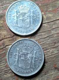 5 Pesetas 1883 srebro