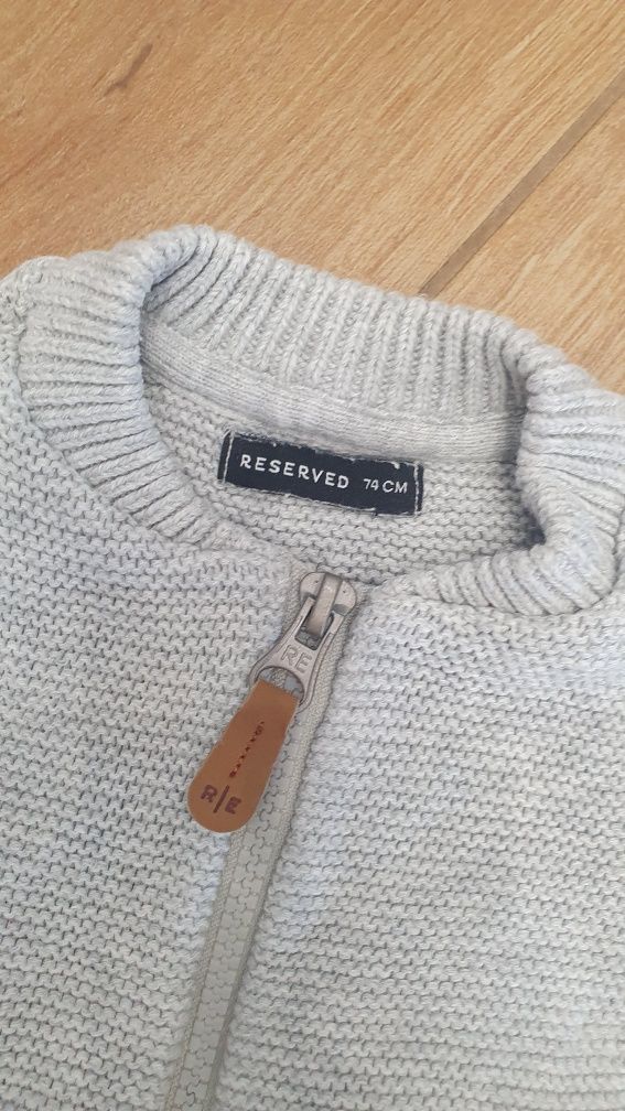 Sweterek Reserved 74 elegancki dla chlopca