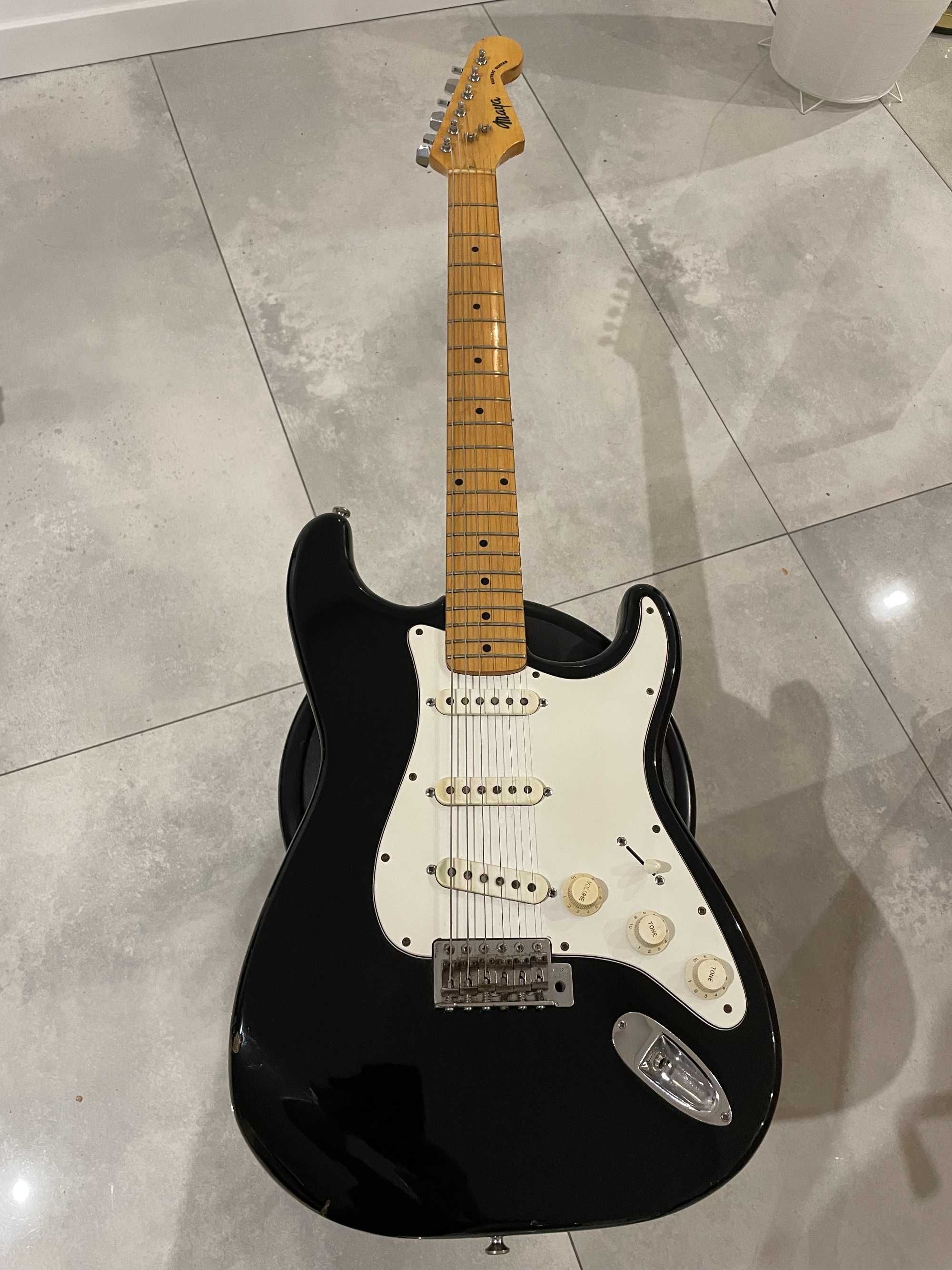 Gitara MAYA stratocaster - japonia ok. 1980r - próbki brzmienia