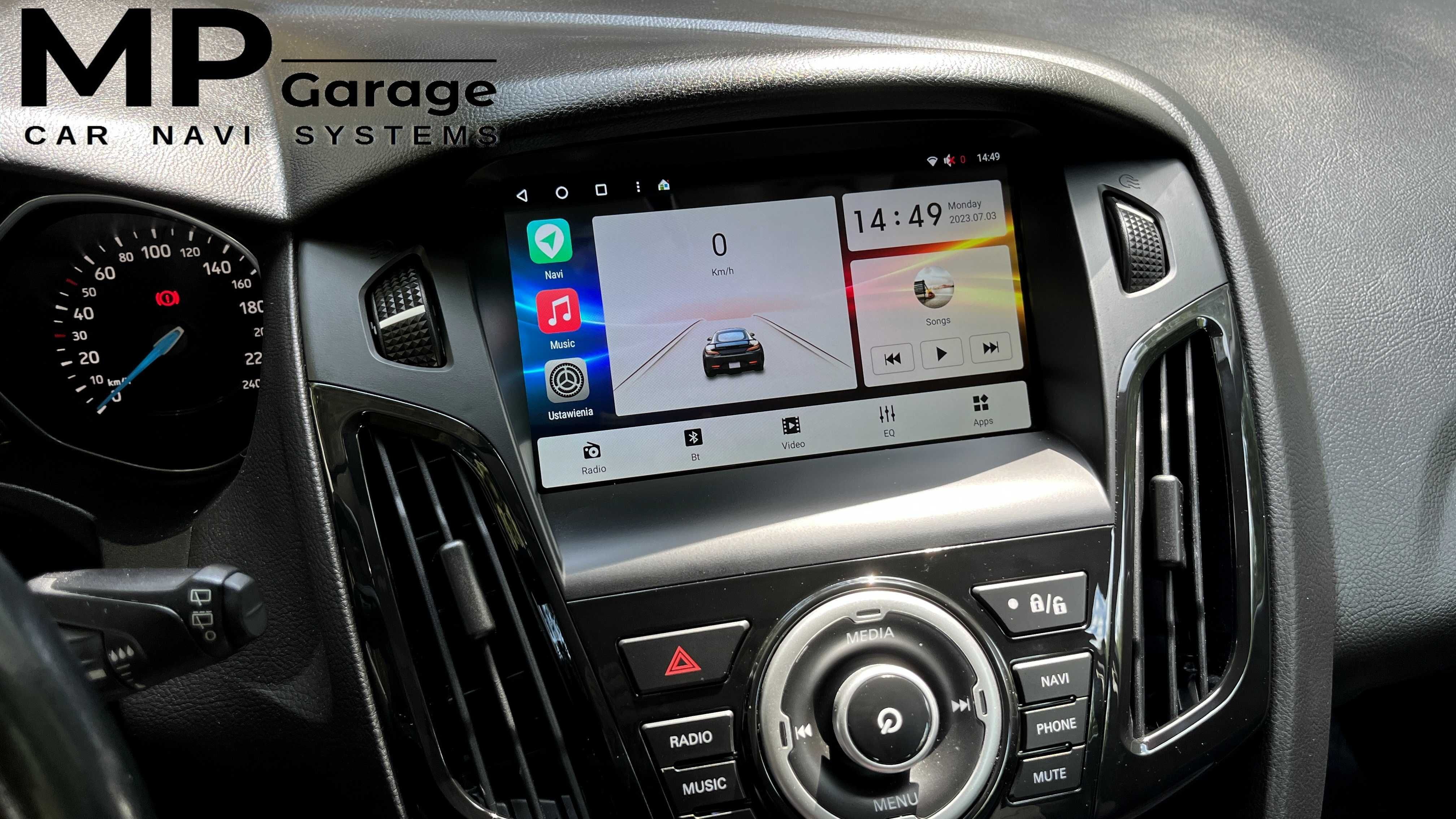 Ford Focus MK3 Radio Nawigacja Android 11 Qled 4G Montaż CarPlay