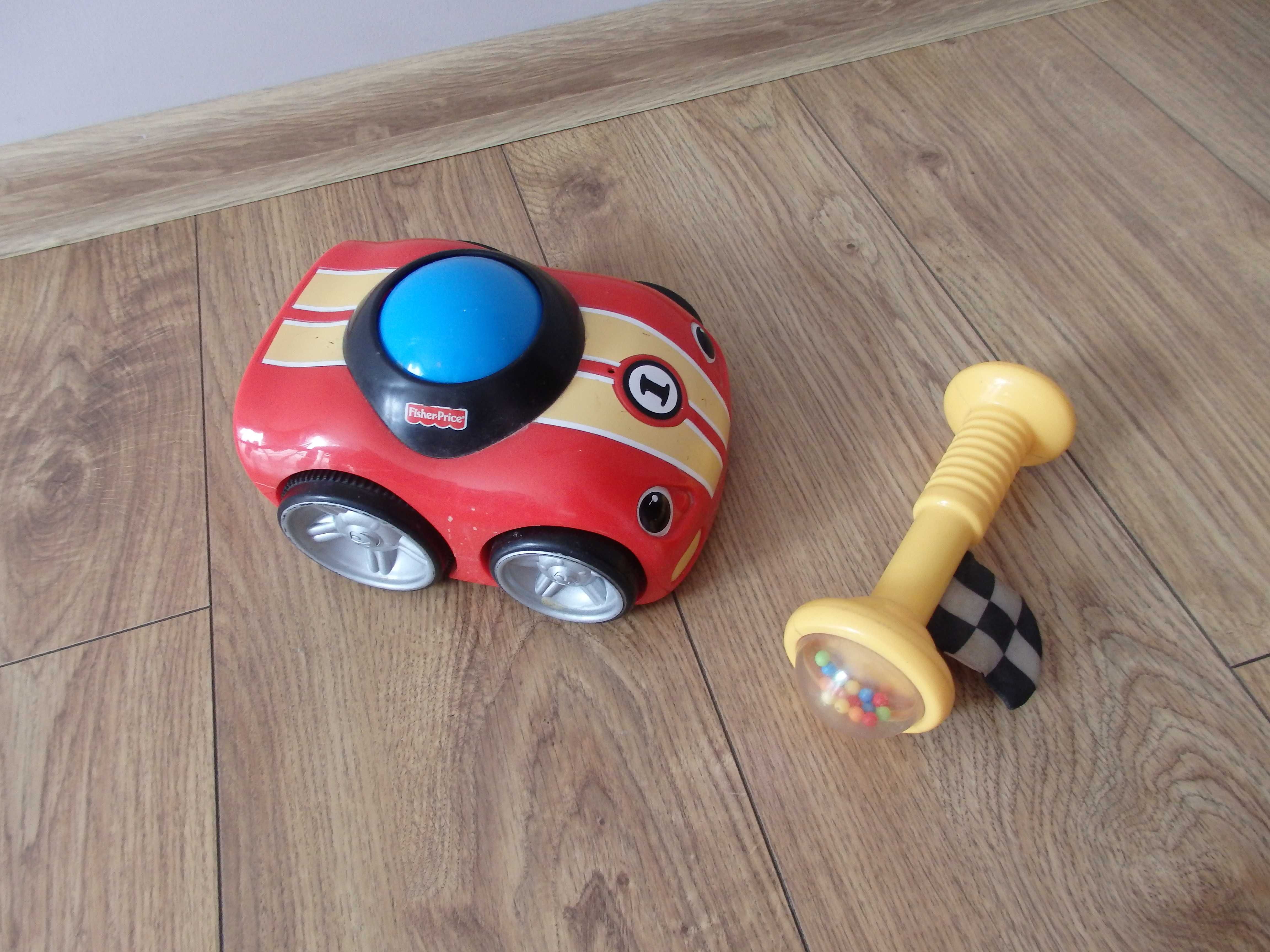 Wyścigówka  Fisher Price  sterowana grzechotką