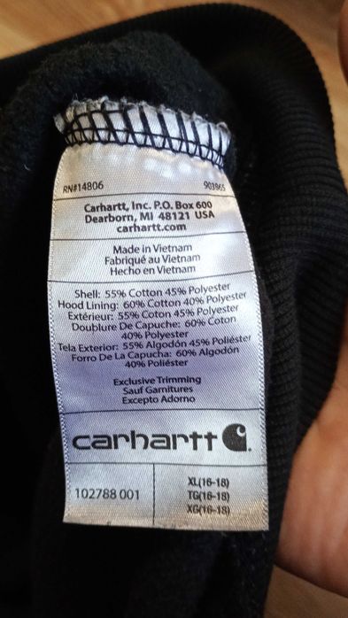 Carhartt зіп худі