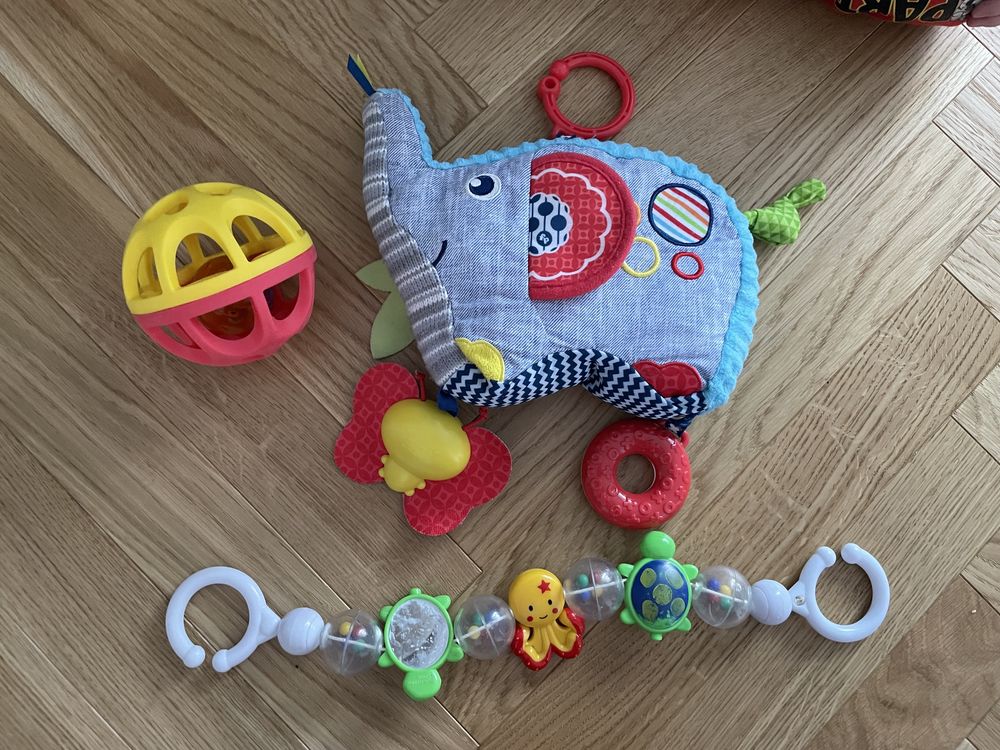 Fisher-Price Aktywizujący Słoń Grzechotka do wózka Canpol Babies