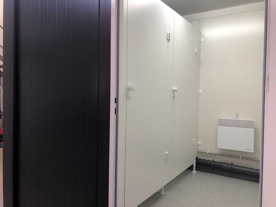 kontener sanitarny, kontener, kontener damsko-męski, WC