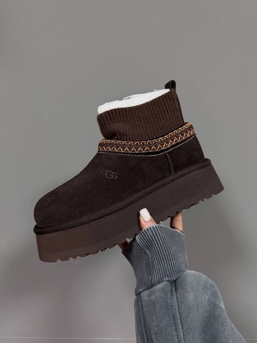 Original Australia UGG Tasman Platform Sock Dusted Cocoa