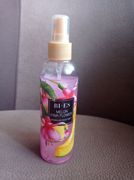 Mgiełka bi es melon pink flower sparkling body mist