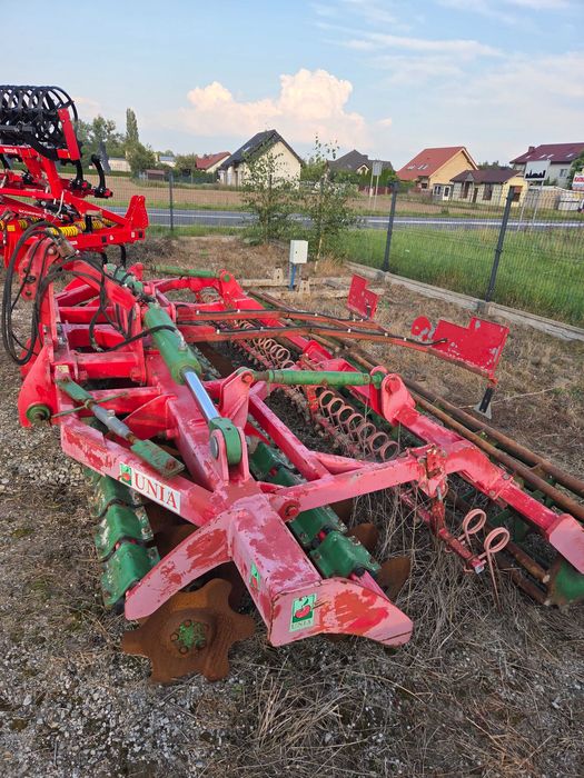 Brona talerzowa Unia Ares 4,5m rura zgrzebło