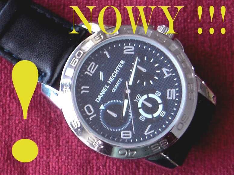 Zegarek NOWY Daniel Hechter DUŻY męski Atlas Man MONTRE stylowy ŁADNY