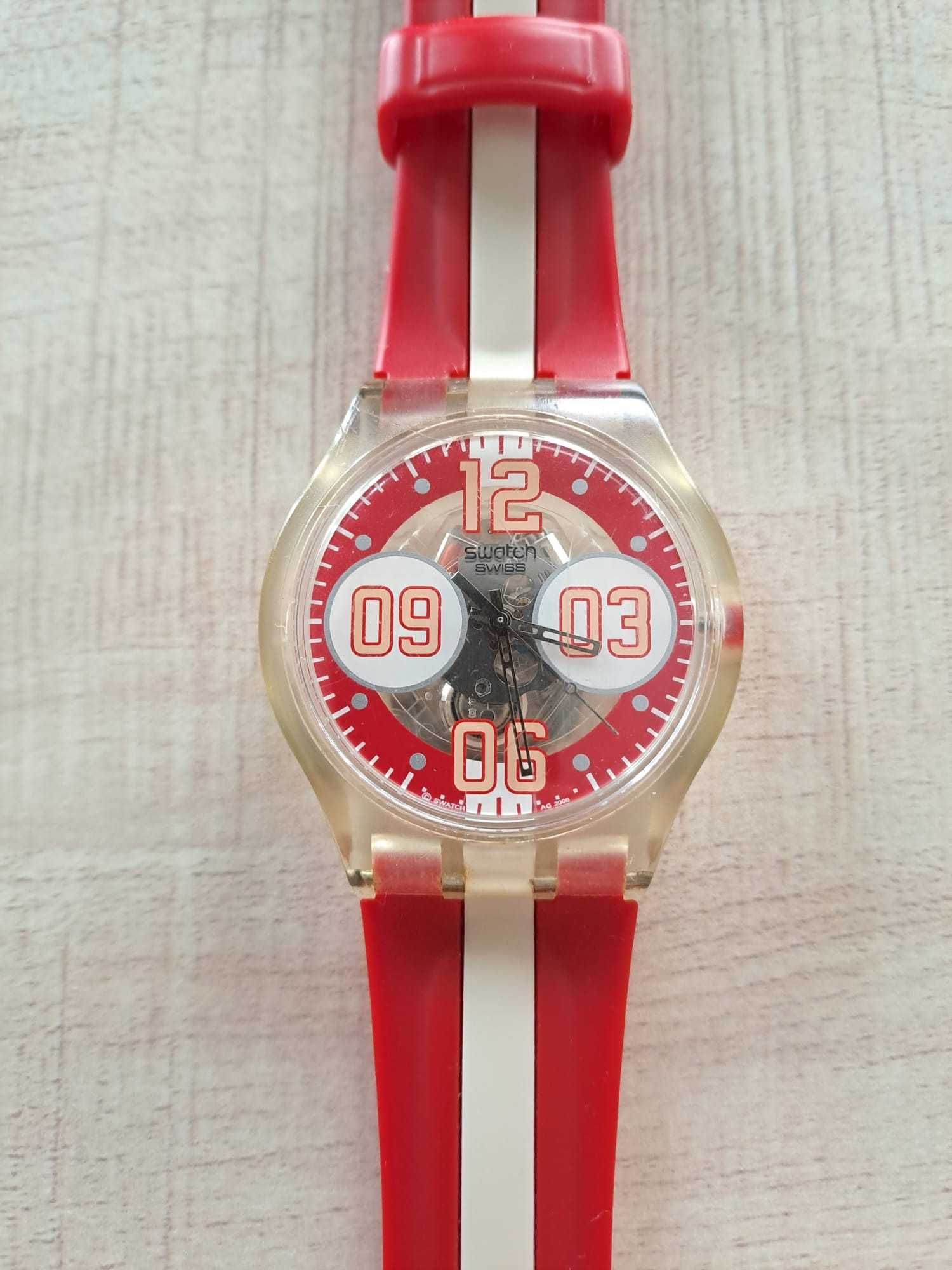 Relógio Swatch a funcionar