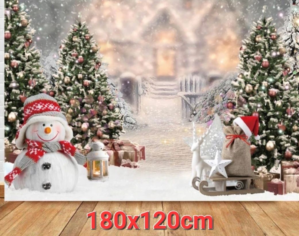 Diversas Tela de Natal 180x120cm