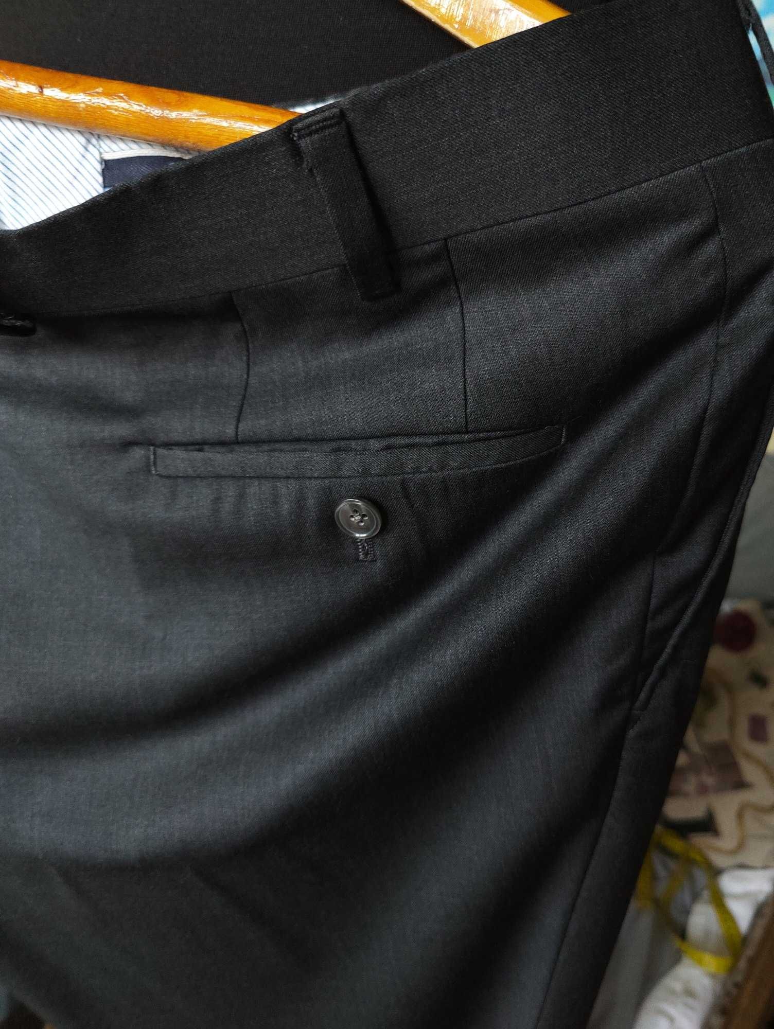 Джинсы брюки Society wool trousers (Италия) W38 grey.
