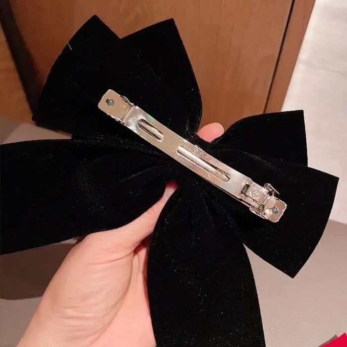 Бант велюровий  на волосся