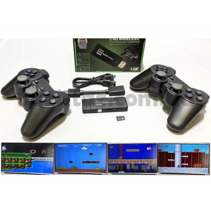 Портативная игровая приставка Денди 64Gb Stick Lite M8 два джойстика