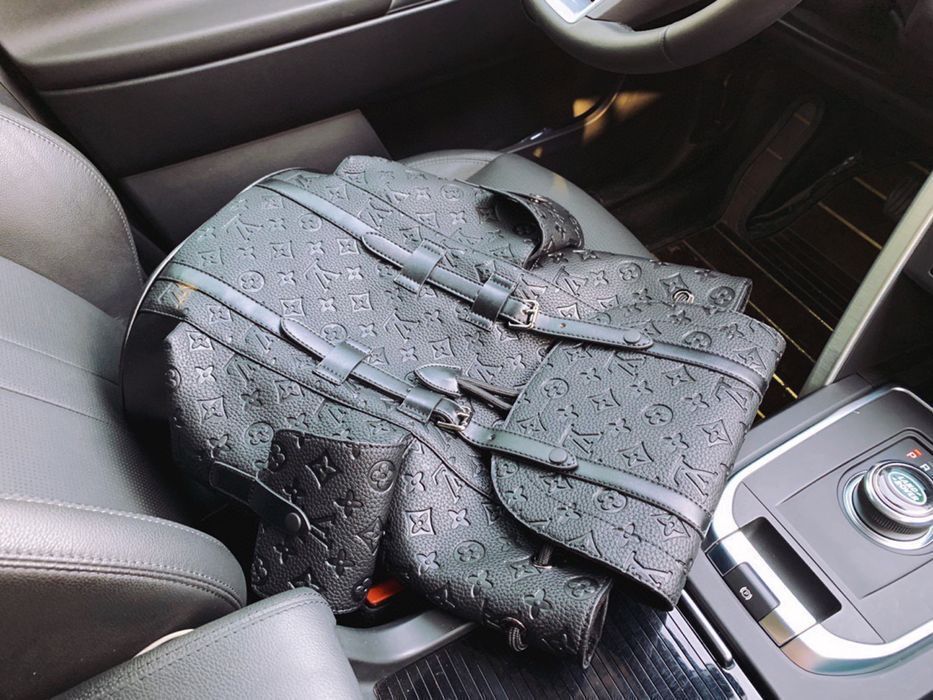 Louis Vuitton christopher мужской рюкзак портфель ранец черный