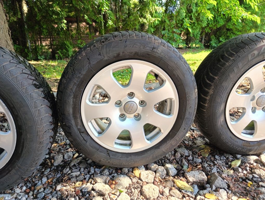 Alufelgi 5x112 15 cali opony 195/65r15 audi VW skoda seat