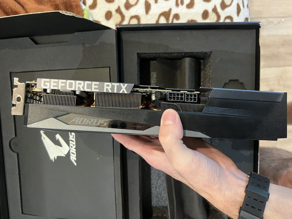 Видеокарта ртх 3060ти gigabyte aorus rtx 3060ti 3060 ti дефектная