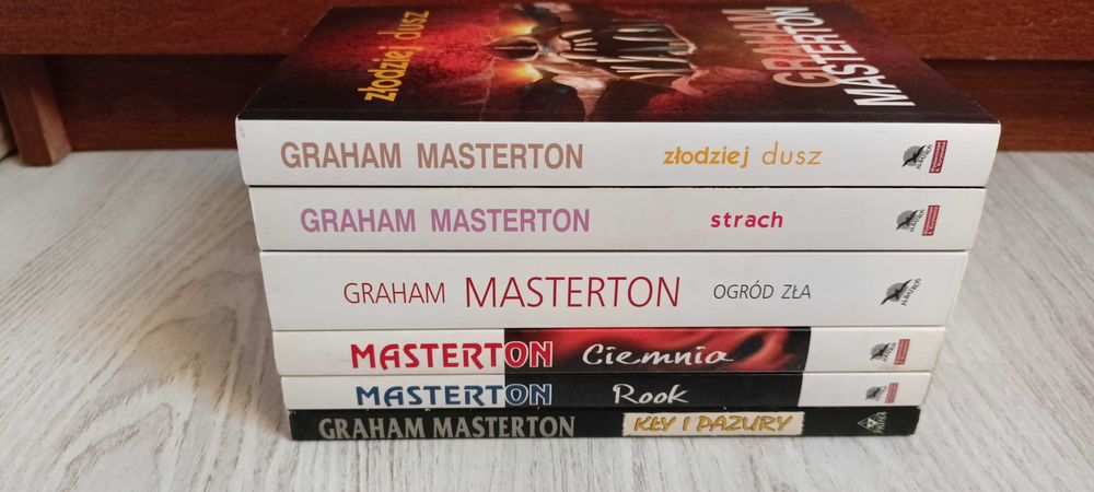 6x Masterton Rook Strach Kły i pazury Ciemnia Złodziej dusz Ogród zła