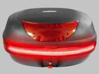 NOWY!!! Kufer Awina 48L Z Światłem STOP LED Czarny Mat Monokey