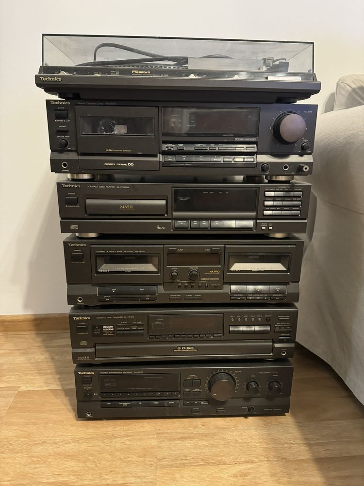 Technics wieża komplet stan bdb