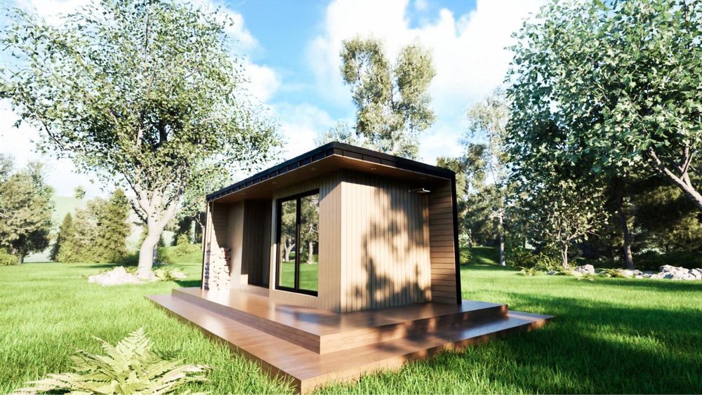 Demek Sauna  ogrodowa PREMIUM! Przedsionek! Łazienka!  Producent!