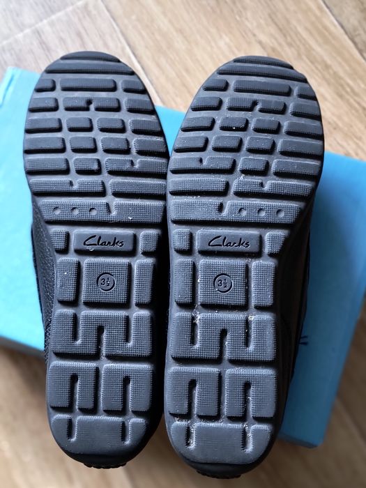 Напівчеревики дитячі шкіряні Clarcs, розмір 36