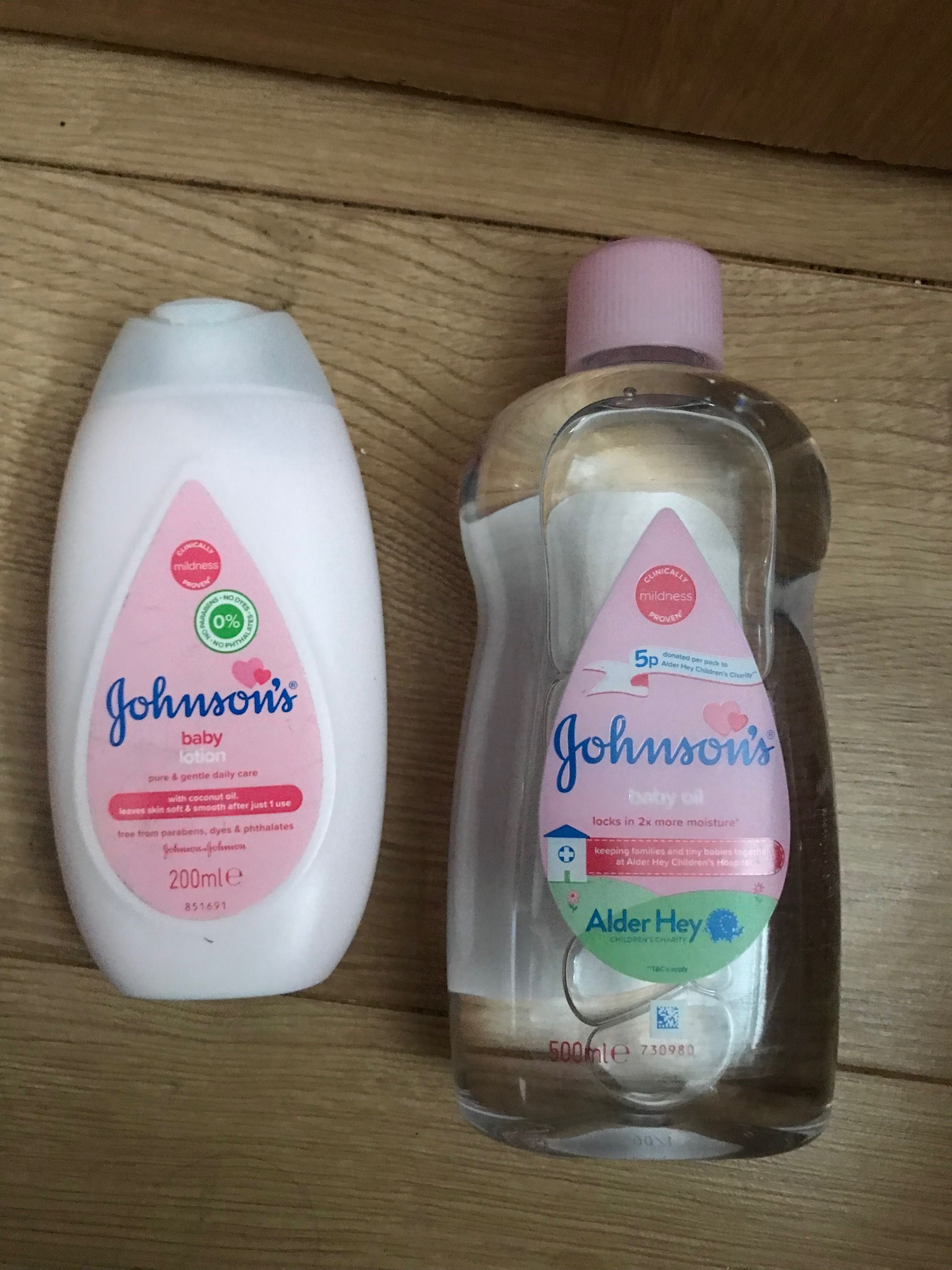 Молочко лосьон олійка детское Johnson’s baby мини