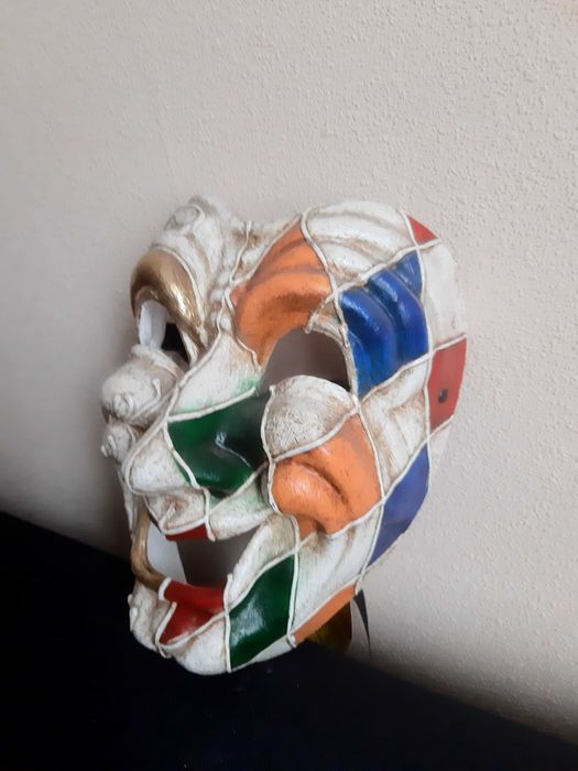 Маска венецианская Арлекино