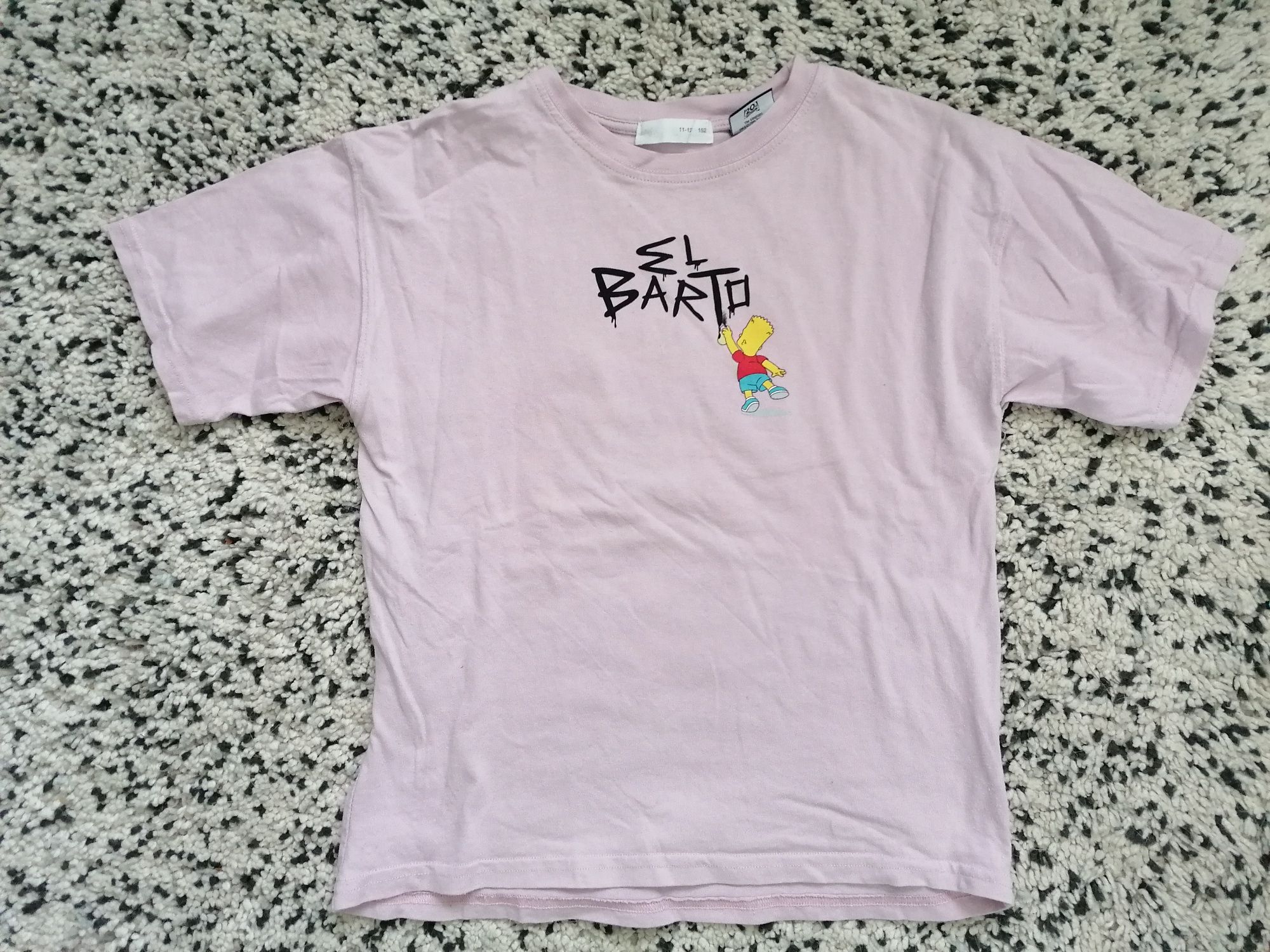 Bart Simpson Zara t-shirt koszulka rozmiar 152