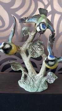 Sikorki ptaszki figurka z porcelany Goebel
