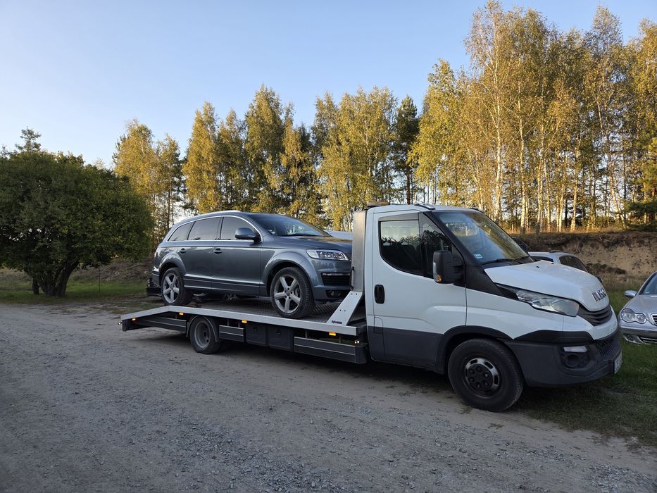Pomoc drogowa - odbiór z placu Carr laweta, transport, holowanie,