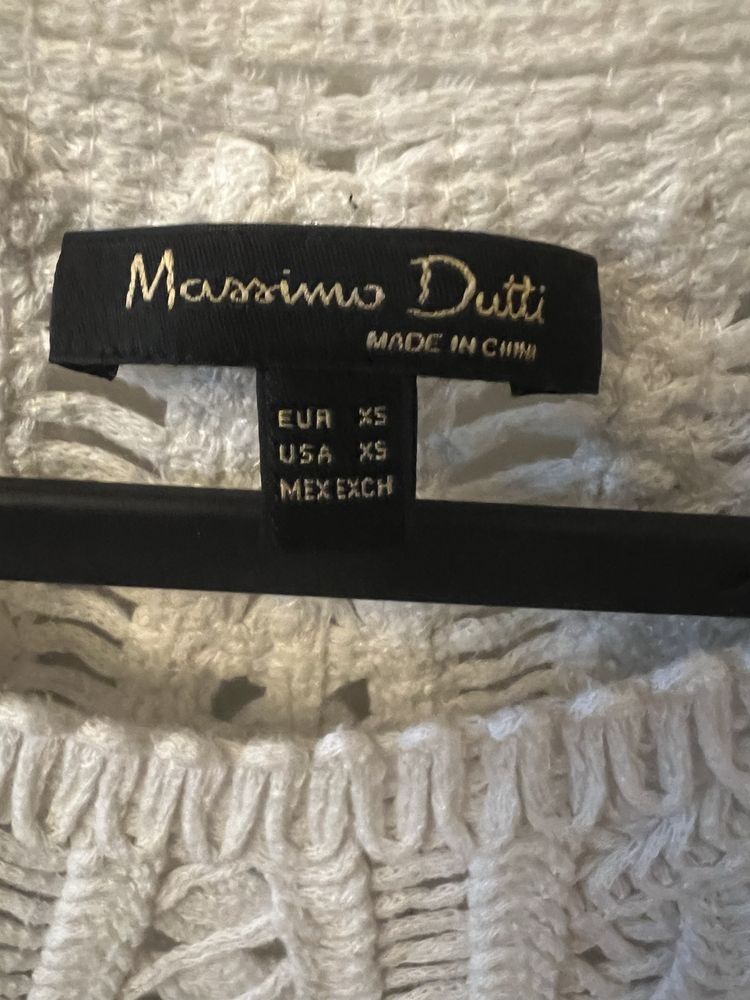 Massimo Dutti bluzka ażurowa