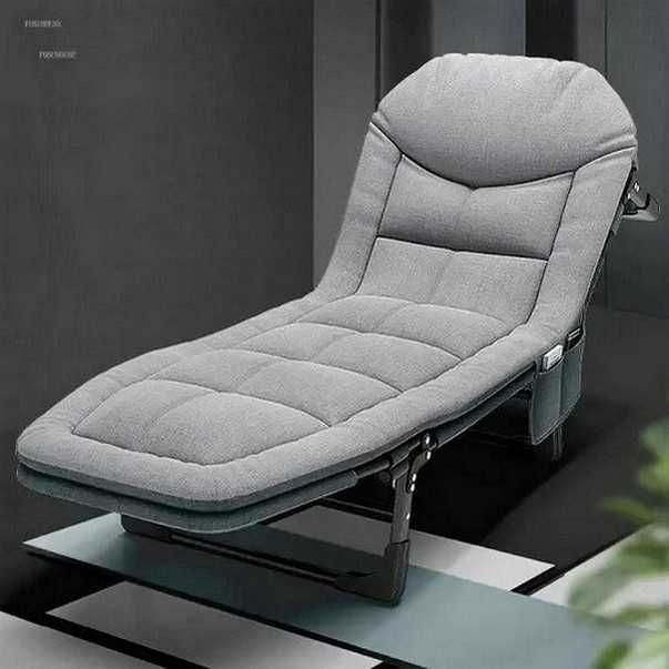 Раскладушка кровать 200 × 66 × 30 см для гостей и отдыха металл