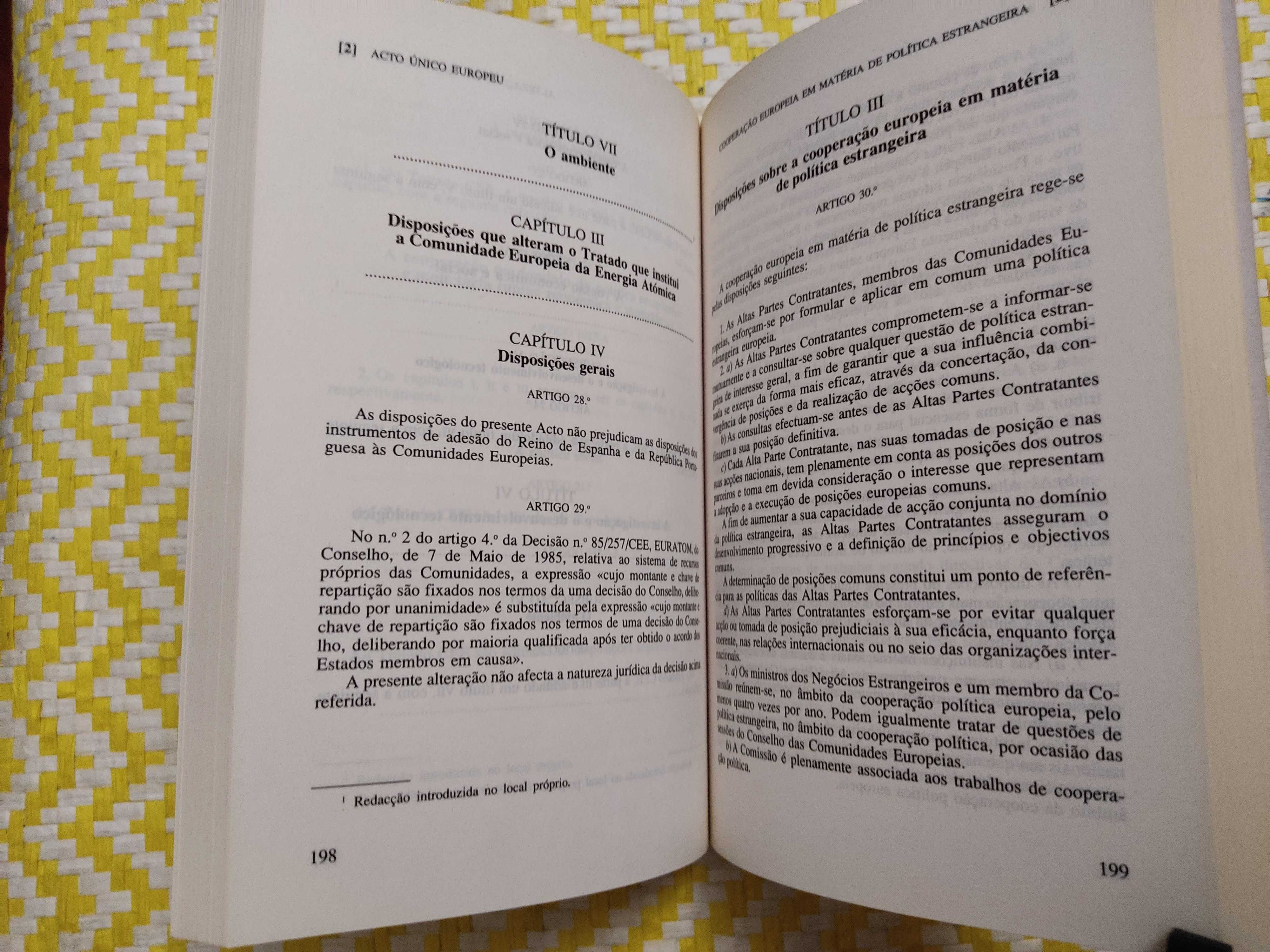 Tratados que instituem a Comunidade e  a União Europeia