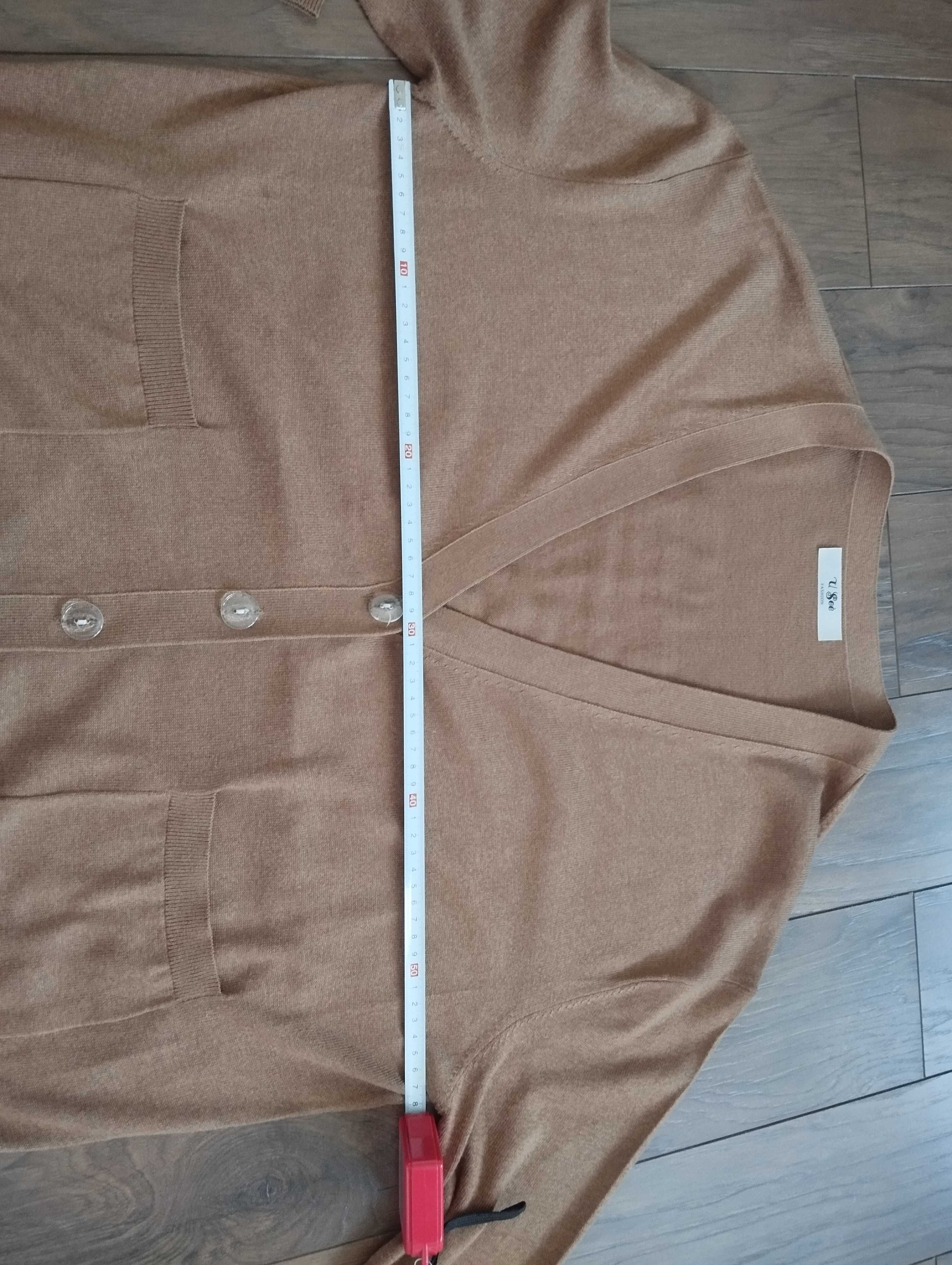 Damski sweter rozpinany