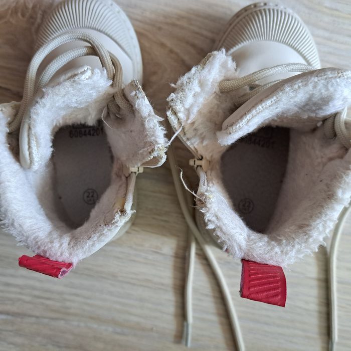 Buty kozaczki kozaki zimowe ciepłe rozmiar 22