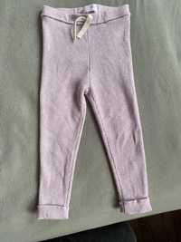 Dzianinowe spodnie legginsy ZARA 98 cm