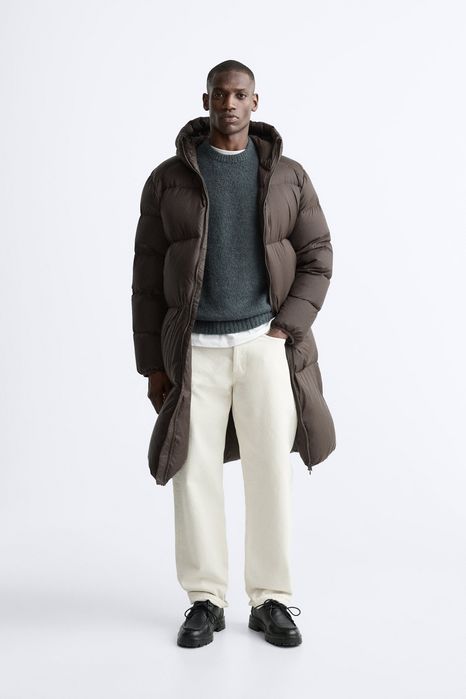 Пальто чоловіче пухове Zara