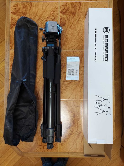 Фотоштатив профессиональный, трипод Bresser TR-688 V. Германия. Новый.
