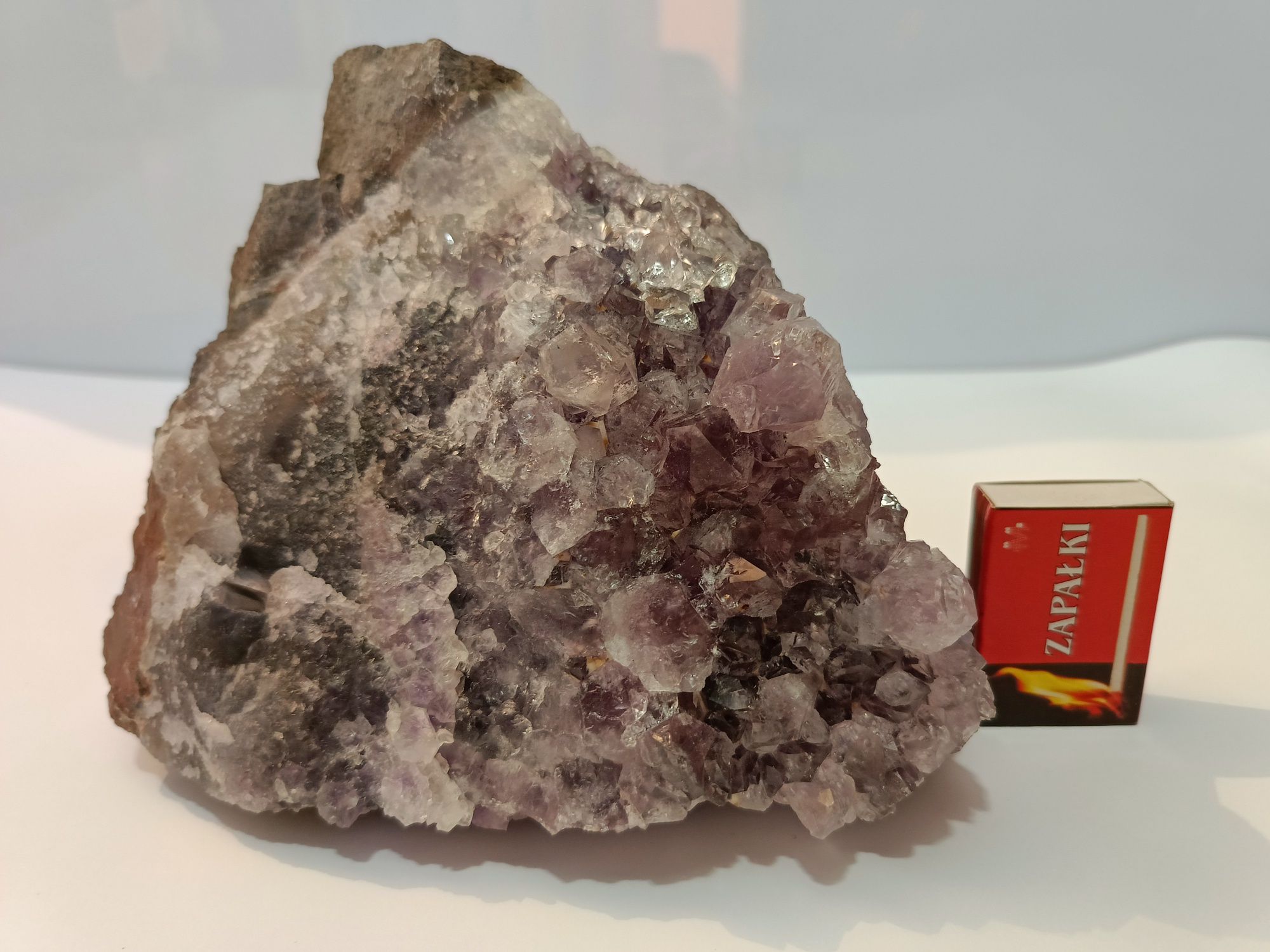 Naturalny kamień Ametyst bryła krystalizacja nr 44