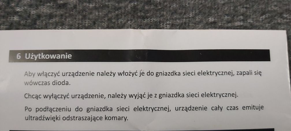 Ultradzwiękowe odstraszanie komarów