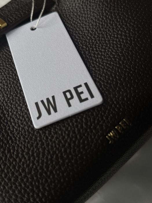 JW PEI Hana Mini Tote Bag - Коричнева жіноча сумка кросс-боді