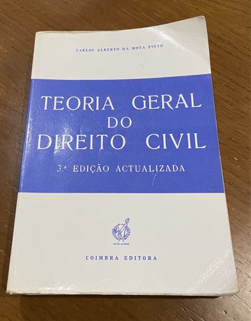 Teoria Geral do Direito Civil, Mota Pinto