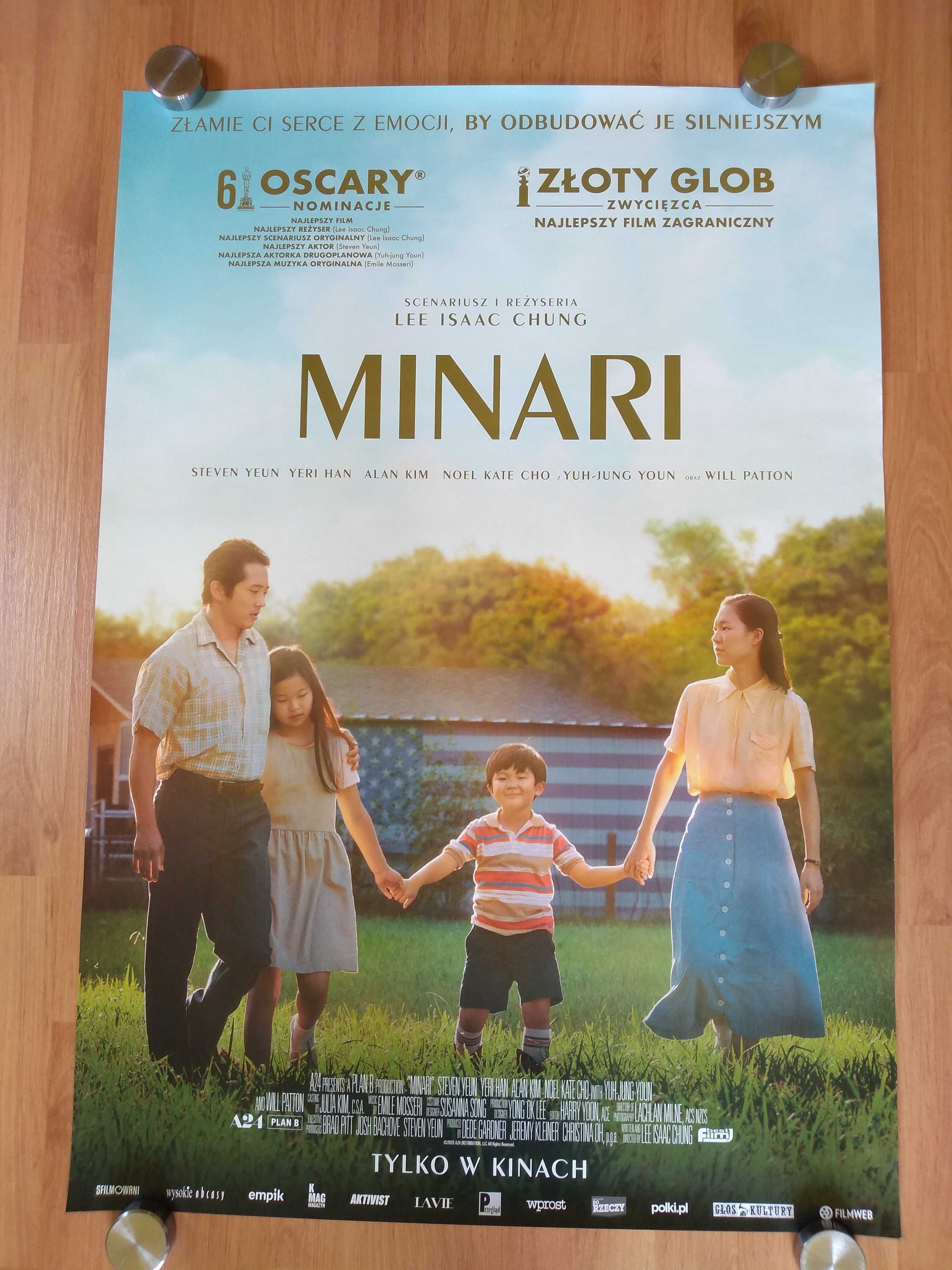 Plakat filmowy/MINARI/Oscar/Oryginał z 2021 roku.