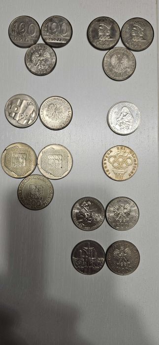Kolekcja monet  z PRL-u