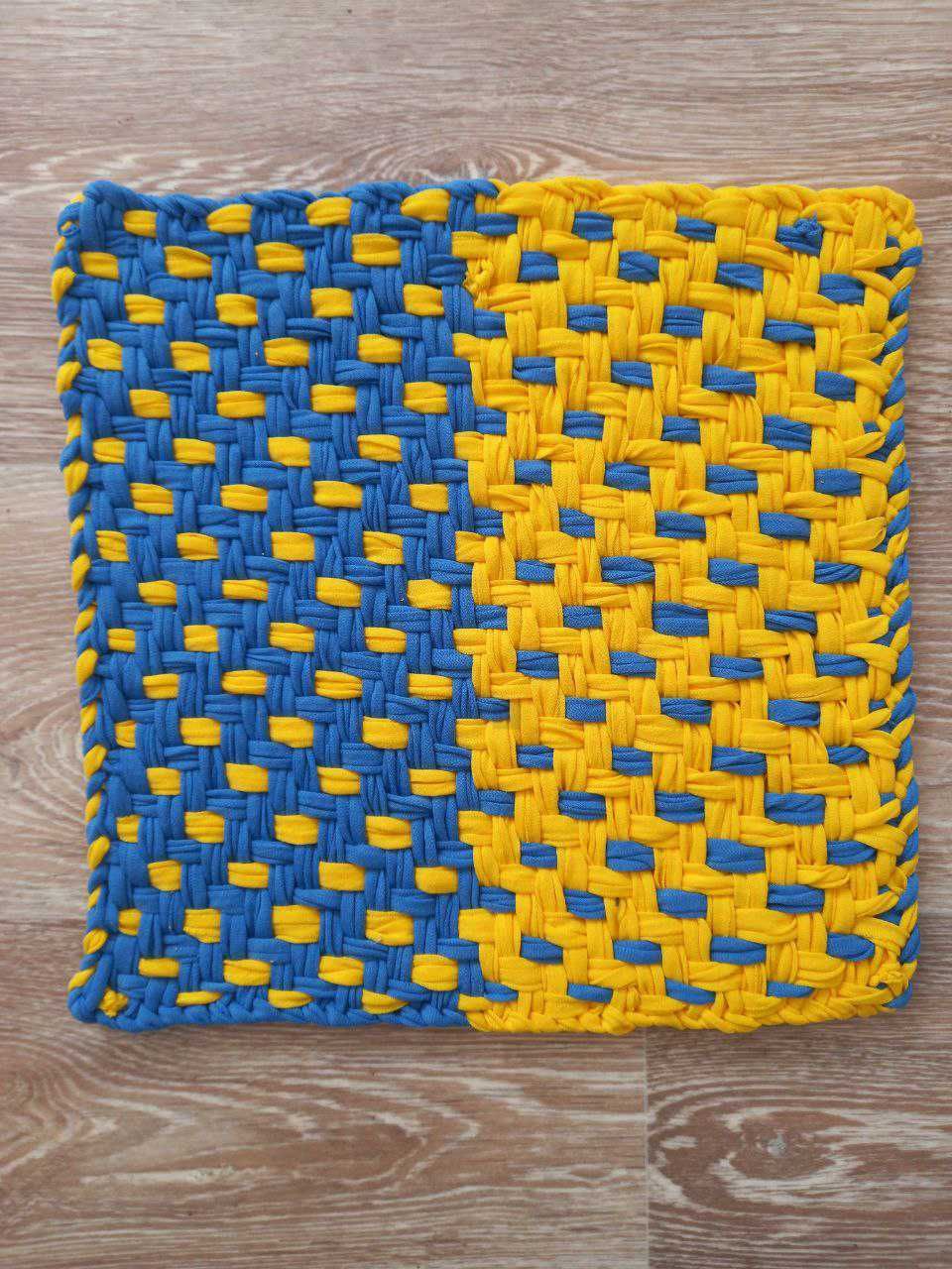 килимок для кухні для табурету коврик плетений
