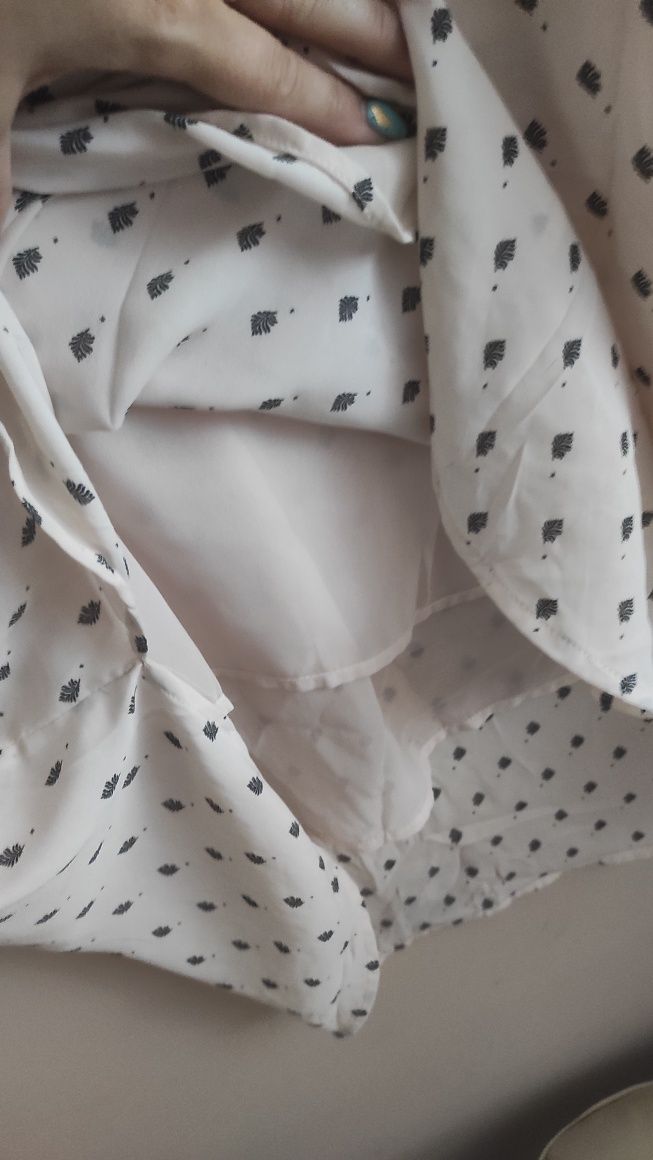 Sukienka jasno różowa z wzorem h&m 42