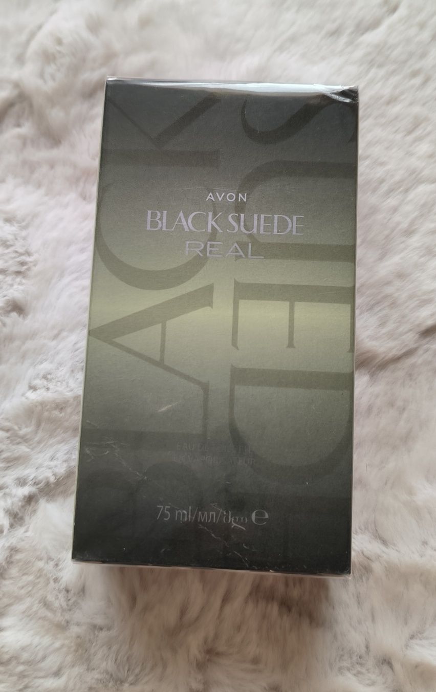 Nowość Nowe Avon perfumy męskie Black Suede Real 75ml