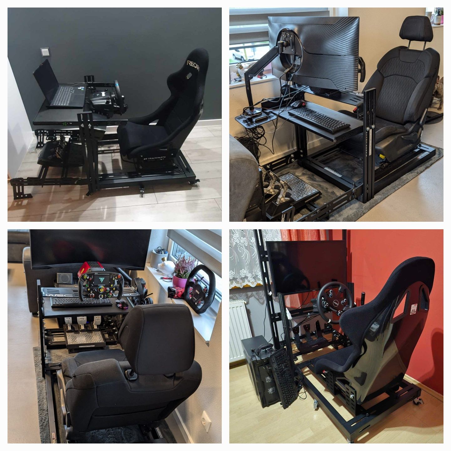 Stelaż do Simracingu, składany sim rig, kokpit driect drive, symulator