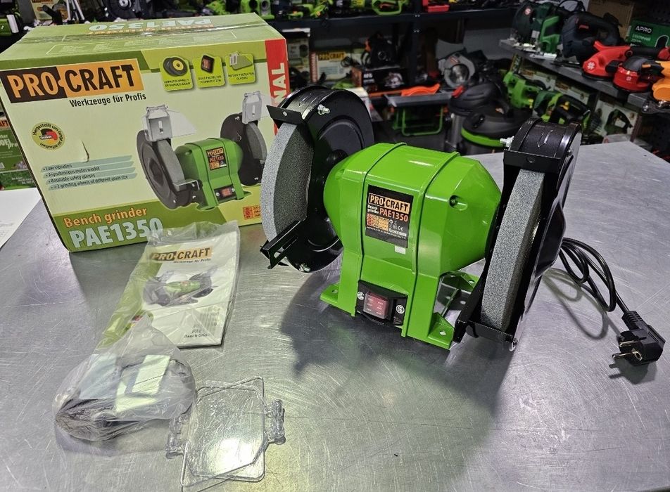 Мощный точильный станок Точило ProCraft PAE1350 200мм Камни Гарантия